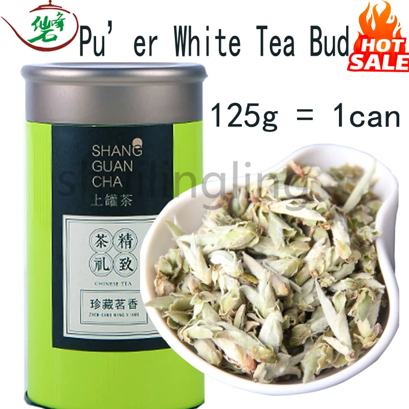 

Дикий белый чайный бутон, органический, Большая распродажа, без чайника, весенний бутон, натуральное древнее дерево, сырье Puer Puerh Pu Erh Pu Er без ...
