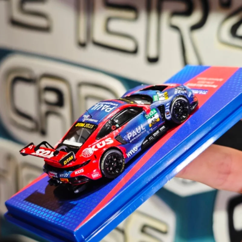 Фото Горячая новинка! В наличии TW 1:64 Scale 911 R # Масштабная модель автомобиля 24 DTM 2023 из литого сплава, коллекционный декоративный предмет, игрушечная машинка №5