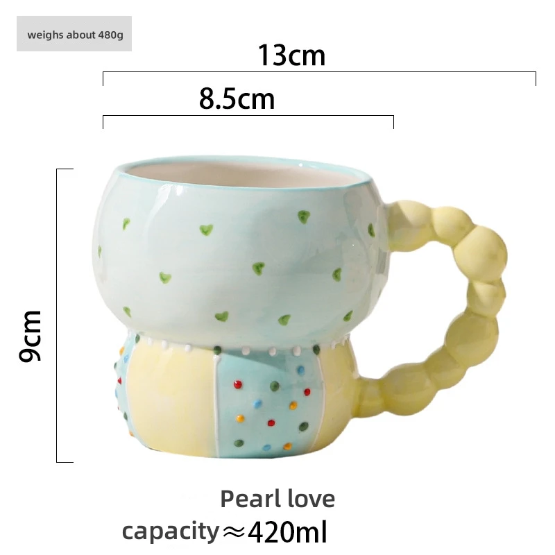 

Высококачественная Керамическая Кружка, Креативная Чашка Для Завтрака, Кофе, Чая, Фруктового Сока, Овсянки, Молока, Воды