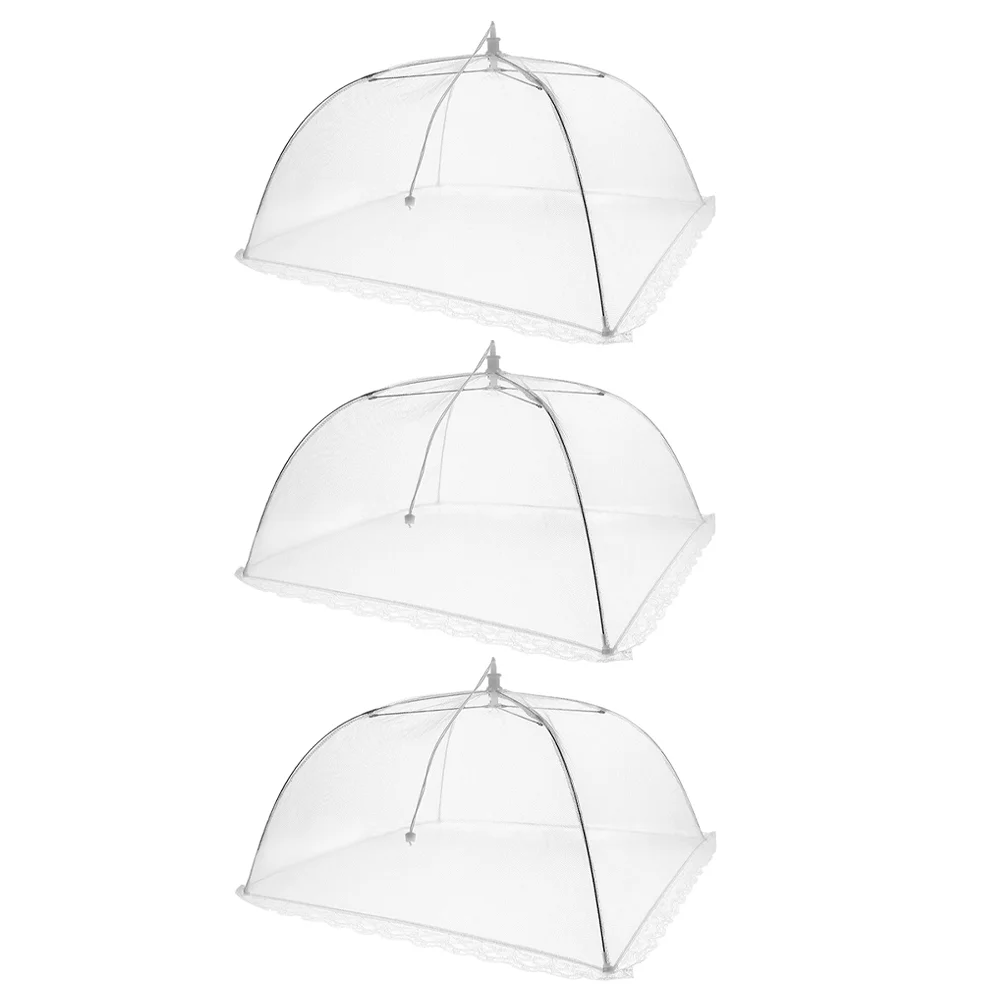 

Cover Tent Covers Mesh Net Dome Umbrella Protector Foldable Screen Picnic Dish Outdoor Lid Plate Cakemetal Outdoors Tents Fly