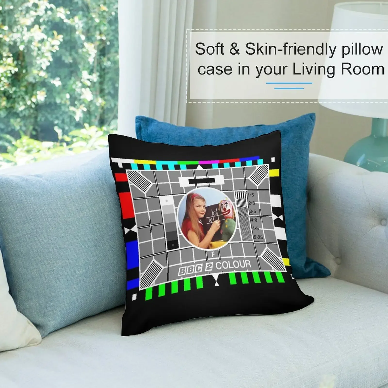 Beebthings Testcard F Декоративная подушка наволочка роскошные декоративные диванные