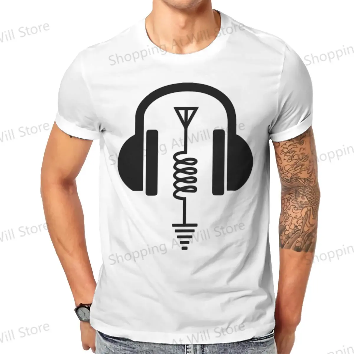 Летние мужские и женские повседневные футболки Любительская радиолюбительская