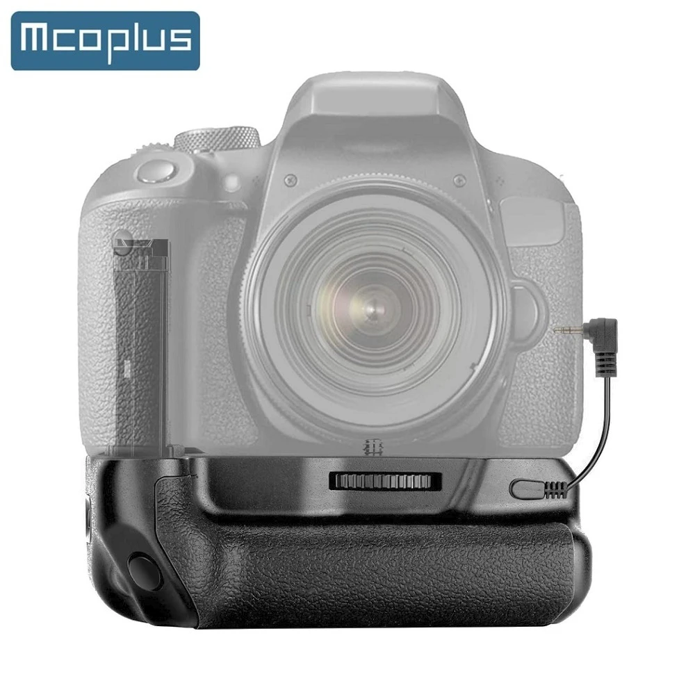 Фото Вертикальная батарейная ручка Mcoplus BG-800D для цифровой камеры Canon EOS 800D T7i X9i 77D 9000D в качестве LP-E17 №2
