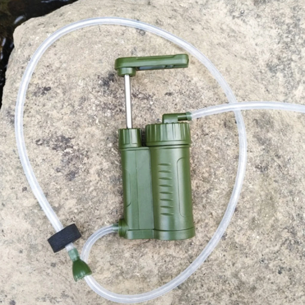 

Water Filter Portable Sturdy Lightweight Purification Tools Rotate Lid Outlet Anti Corrosion Shell Sporting Goods