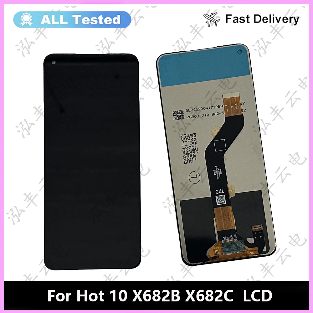 6 78 &quotпротестированный ЖК-дисплей для Infinix Hot 10 X682 X682b X682c X