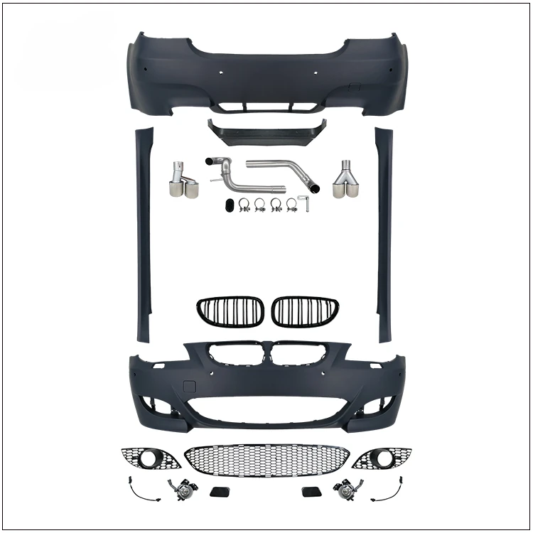 Комплект кузова для BMW 5 серии E60 04-10 стильный передний и задний бампер радиатор