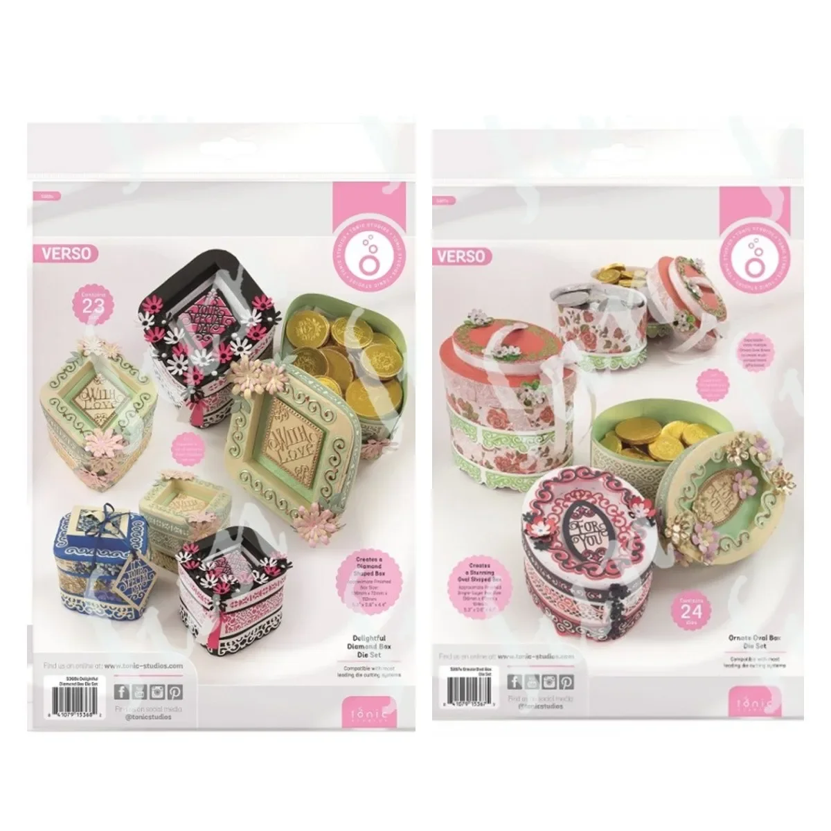 Металлический Набор для высечки декоративный Овальный бриллиантовый ящик