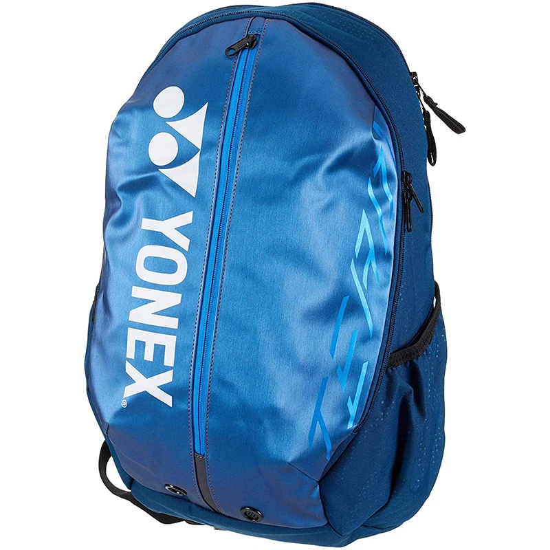 New YONEX Satin Nylon Tennis Bag For 2 Racquets With Shoes Compartment Team Sports Tennis Racket Backpack For Match Training