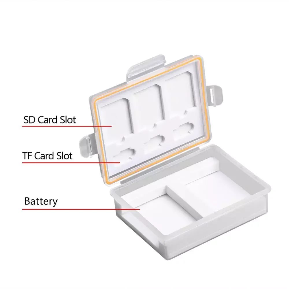 

Camera Battery Storeage Box for LP-E6 LP-E8 LP-E10 LP-E12 LP-E17 EN-EL3E EN-EL14 EN-EL15 NP-FW50 NP-FZ100 BLF19 BLG10 Battery