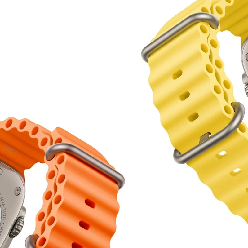 Ocean strap For Apple watch band 49mm 45mm 44mm 40mm 41mm 42mm 40 45 mm silicone correa bracelet iWatch Ultra series 8 7 3 se 6