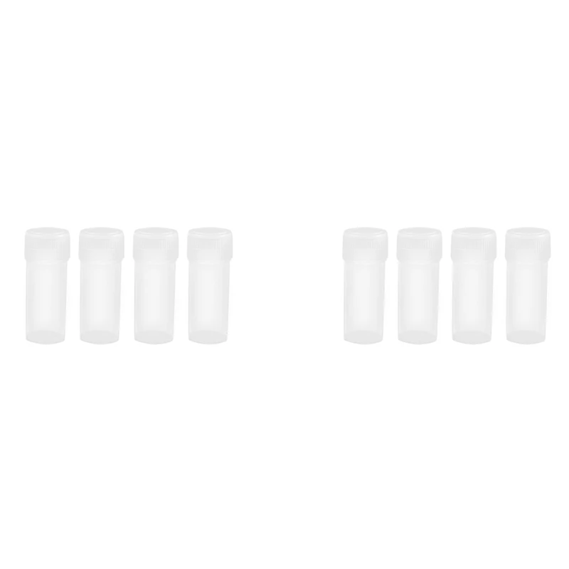 

1000 Pcs 5Ml Plastic Sample Bottles Potable Mini Clear Storage Case Vial Storage Container