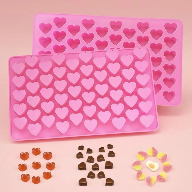 

Силиконовая форма в форме сердца для шоколадного торта, желе, пудинга, форма для мыла ручной работы, изготовление конфет, лоток для кубиков льда для виски