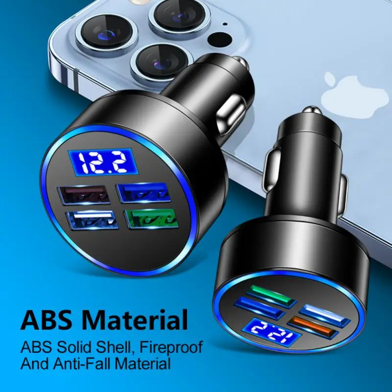 

Автомобильное зарядное устройство с 4USB-портами, 15,5-а
