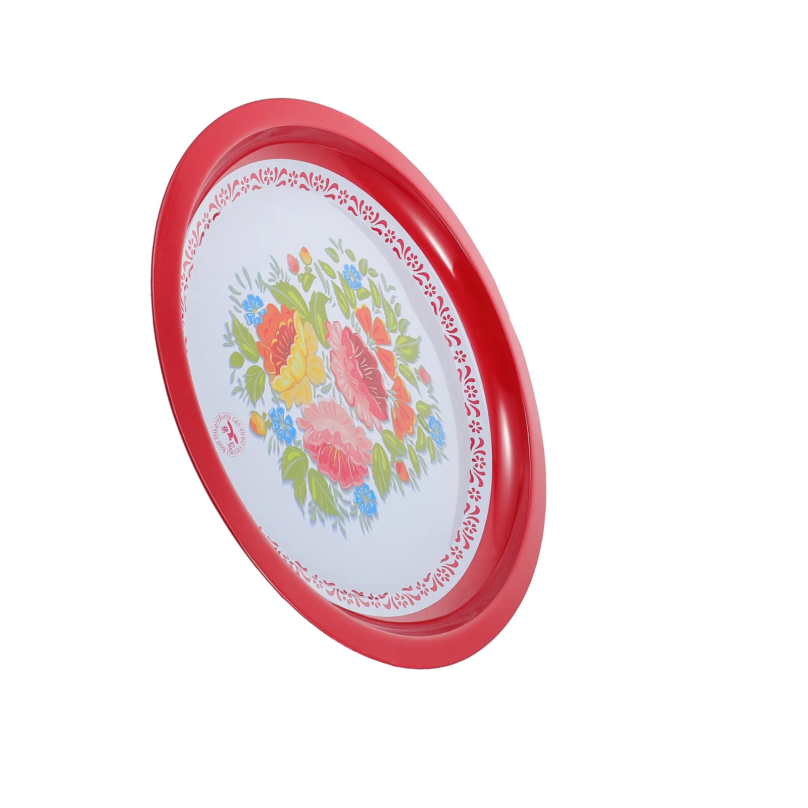 

Eggs Decorate Dried Fruit Plate Household Fruits Dessert Vintage Pattern Enamel Retro