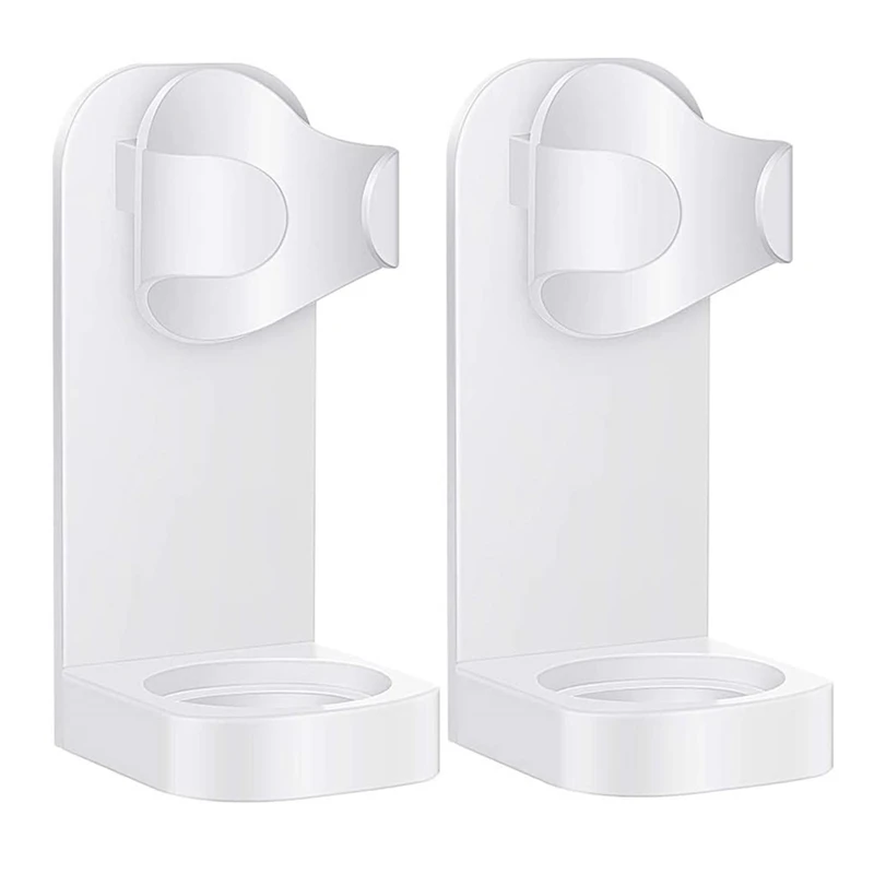 

2PCS Electric Toothbrush Holder, Wall Mount Storage Organizer Electric Toothbrush Body Base Stander for Bathroom
