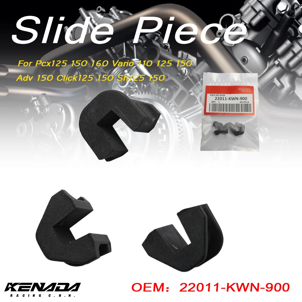 

1/3pcs Pulley Slide Piece U Clip For Pcx125 150 160 Vario 110 125 150 Adv 150 Click125 150 Sh125 150 OEM 22011-KWN-900