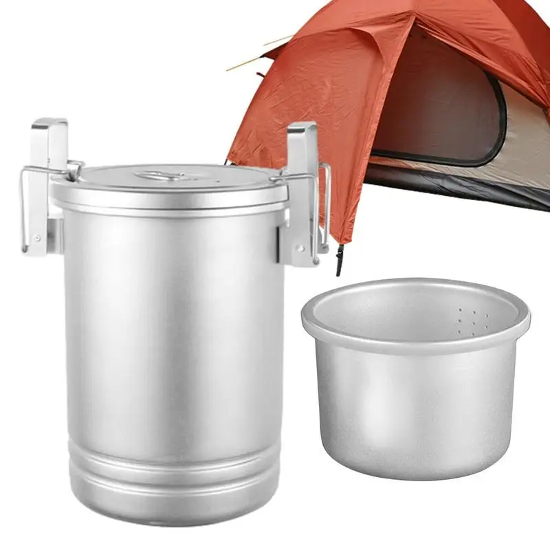 

Camp Pot Backpacking Tableware Cooking Pot Integrated Camping Pots Tableware For Backpacking Camping Hunting
