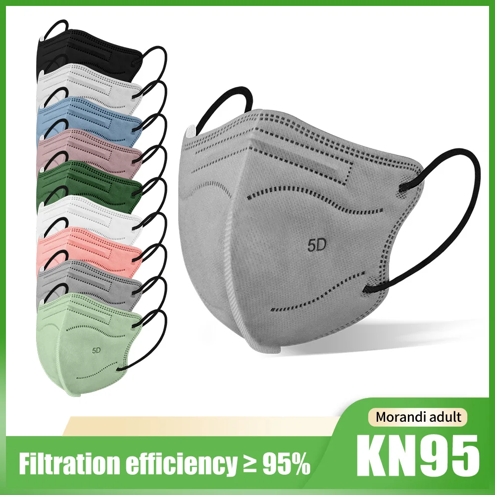 

Elough 5D FFP2 Mascarillas KN95 Certificadas Adult Colored FFP2mask Kn95 Face Mask FPP2 Approved Mask mascarillas fpp2