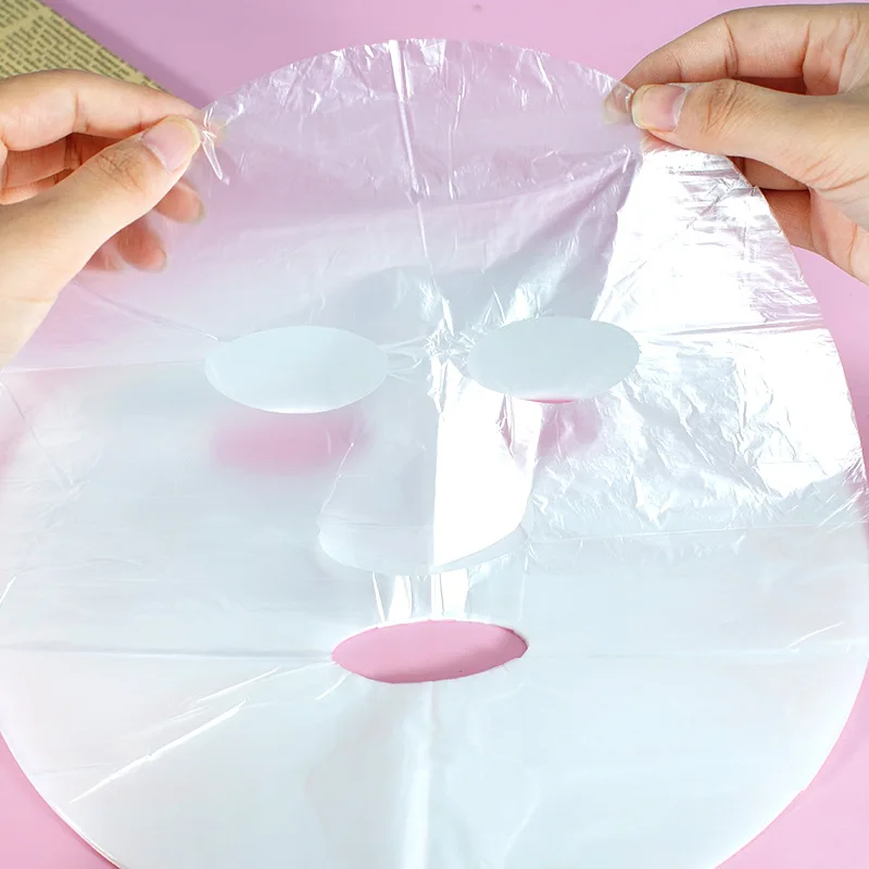 100 шт. пластиковая пленка для ухода за кожей полностью Очищающая маска лица