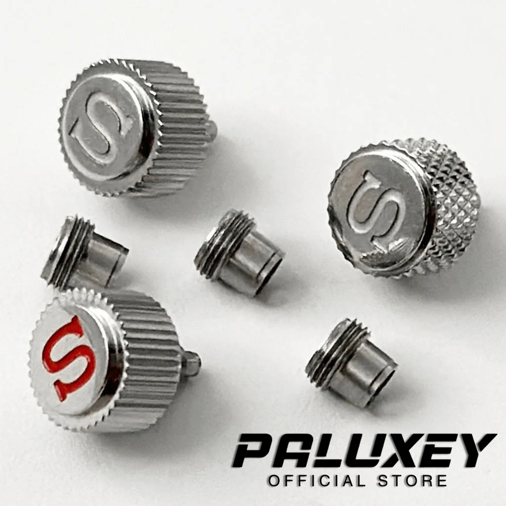 SKX007 SKX009 Коронки для часов подходят для NH34 NH35 NH36 4R35 4R36 Механизм Серебряные часы S Коронки Замена деталей часов (art.: 3920ce692f85d) - 3920ce692f85d