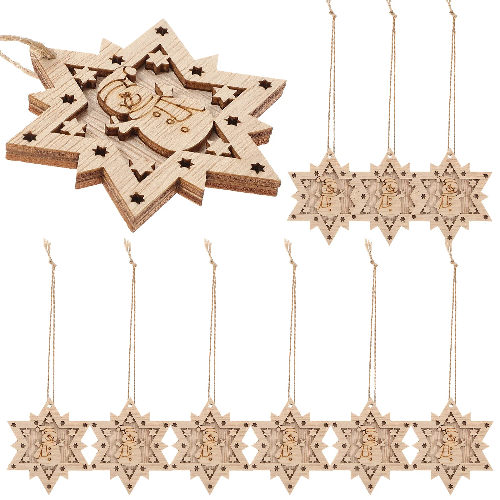 

Christmas Ornaments Wooden Wood Cutoutscutout Decorations Bedroom Crafts Unfinished Craft