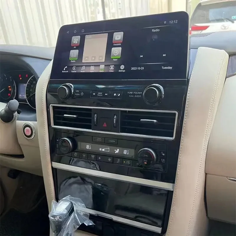 (Морская доставка) Заводская OEM автомагнитола Android GPS для Nissan Patrol Y62 Armada Infinity QX80 2013-2023 (праворульные модели) с поддержкой беспроводного CarPlay (art.: 3920da6090837) - 3920da6090837