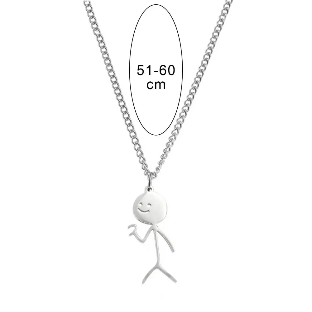 Ожерелье из нержавеющей стали в форме сердца