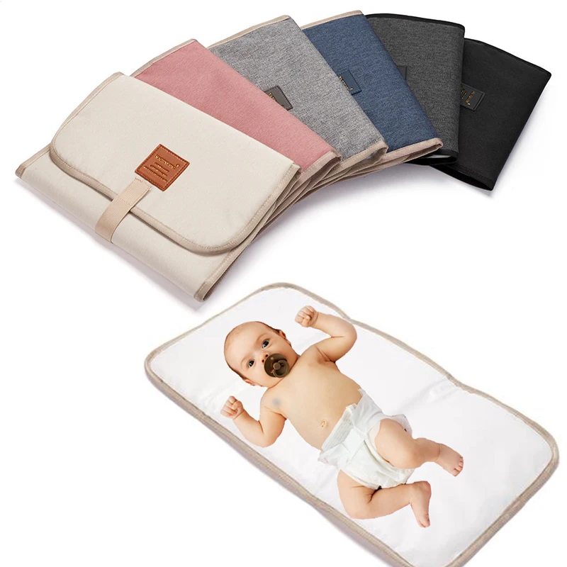 

Foldable Baby Diaper Changing Pad Waterproof Newborn Diaper Pad Portable Toddler Changing Table Durable Oxford Baby Diaper Sheet