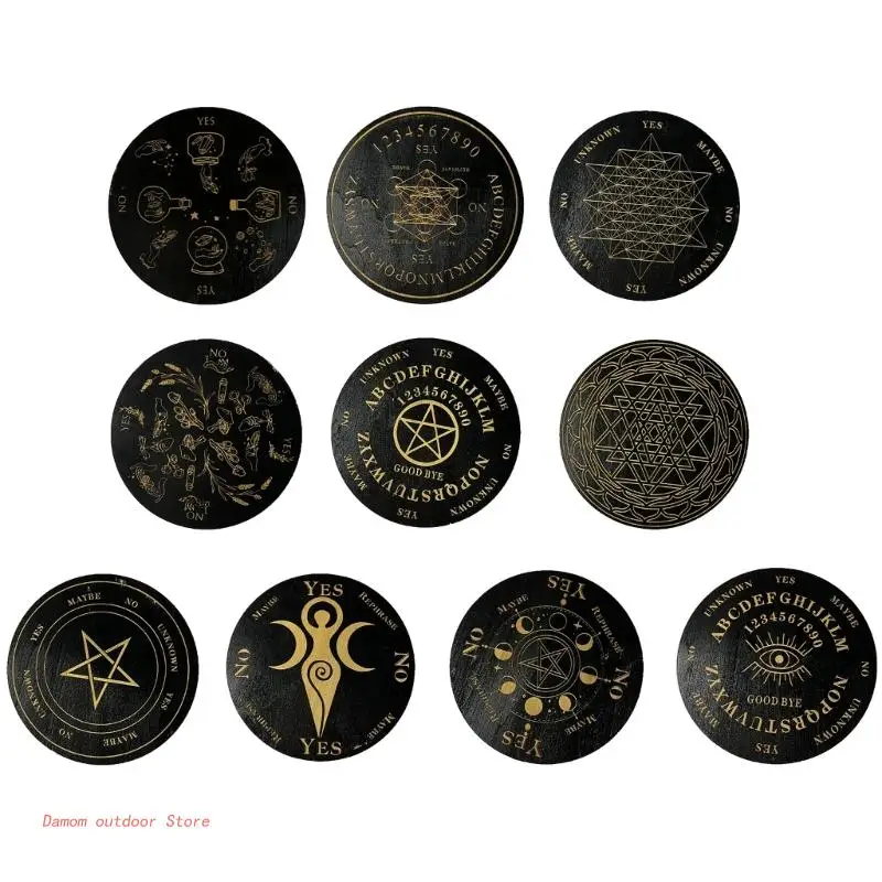 

Деревянная доска для гадания с изображением звезды