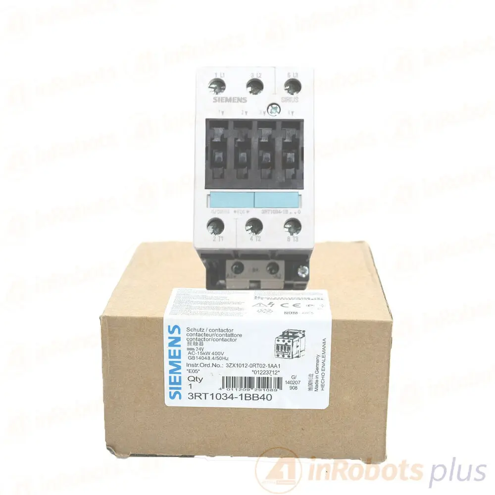 

Контактор для SIEMENS 3RT1034-1BB40 3RT1 034-1BB40