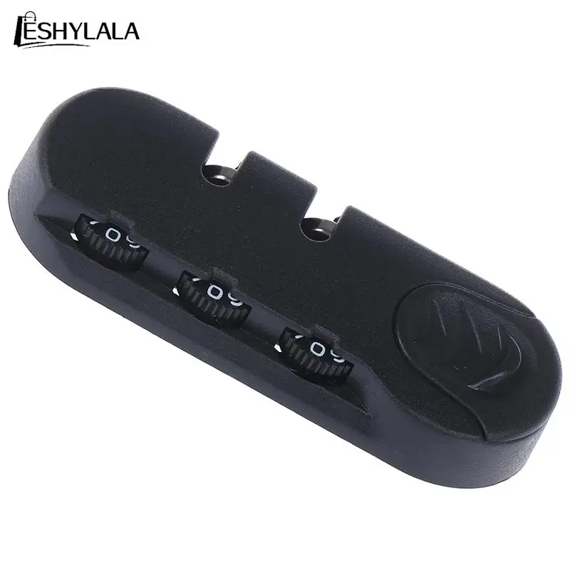 

New 3 Digit Combination Padlock Accessories For Bags Lock Luggage Suitcase Travel Bag Code Lock Black Combination Lock 8.3x3.2cm