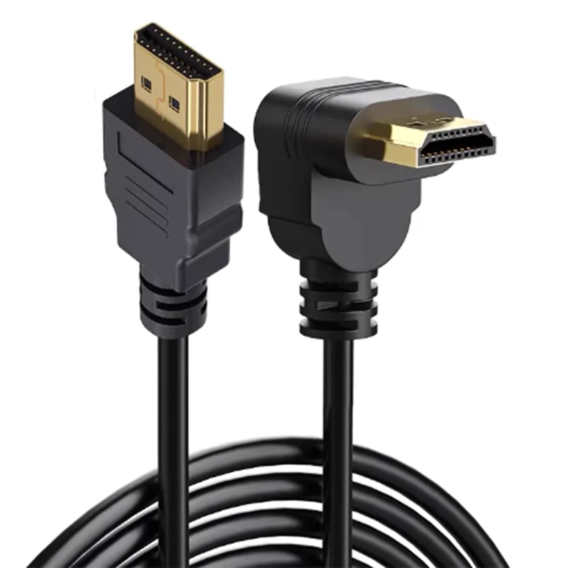 Кабель-удлинитель HDMI-HDMI 0 5/1 5 м HD/левый/правый вверх вниз угол 90 градусов высокая