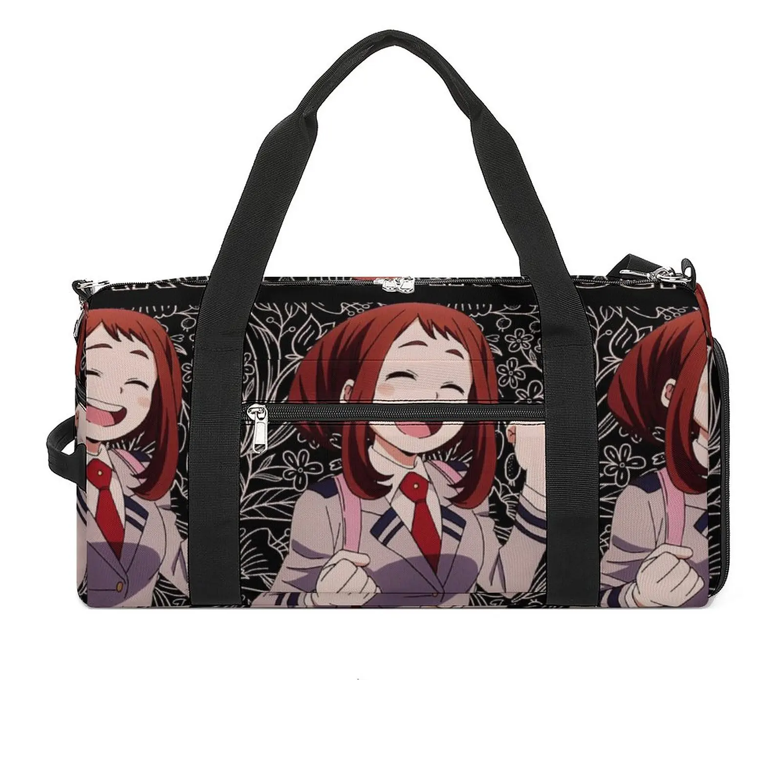 

Ochaco Uraraka Fighting Gym Bag My Hero Academia Portable Sports Bags Swimming Design Handbag Graphic Fitness Bag For Men Women