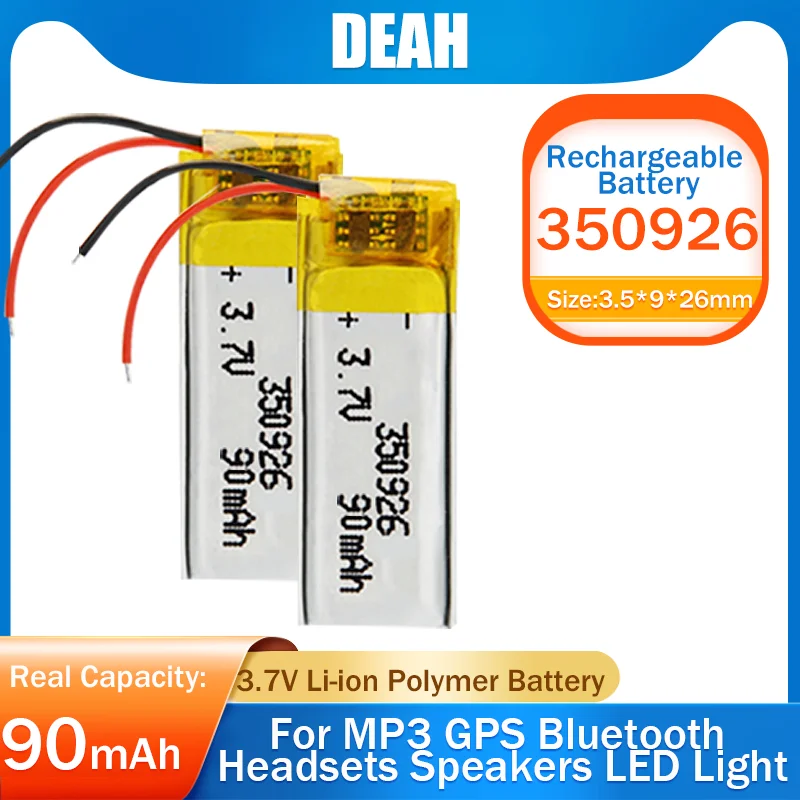 1/2 шт. литий-полимерные перезаряжаемые Аккумуляторы для GPS MP5 DVD Bluetooth | Электроника