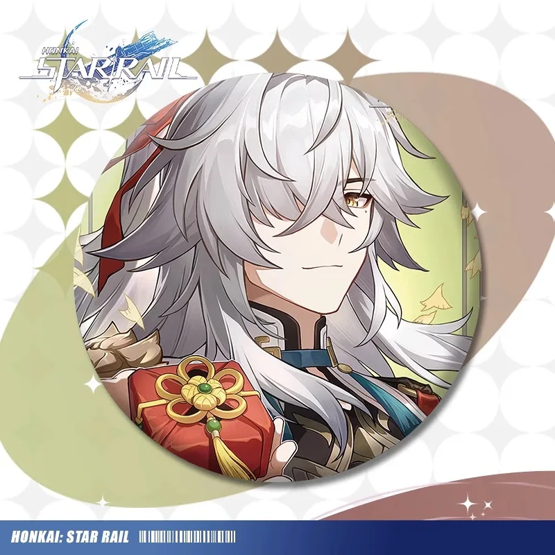 Аниме Honkai: Star Rail March 7th Dan Heng Косплей чистый флэш значок коллеги ambito