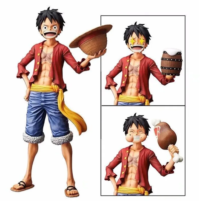 

Аниме One Piece Monkey D Luffy фигурка игрушка три формы Grandline для мужчин Luffy аниме Коллекционная модель куклы аниме экшн-фигурка 28 см