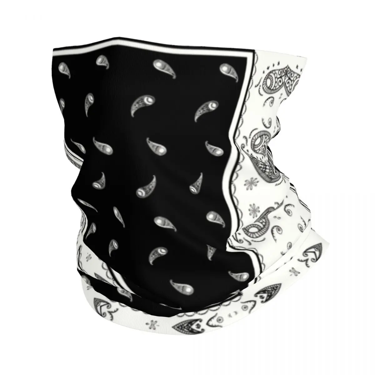 

Classic Paisley Bandana Pattern Winter Headband Neck Warmer Women Men Ski Cycling Tube Scarf Face Bandanas Gaiter