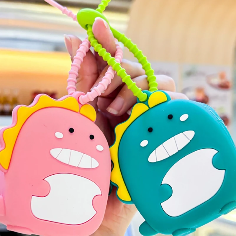 Силиконовые Кошельки для монет сумка хранения подвеска брелоки Женская