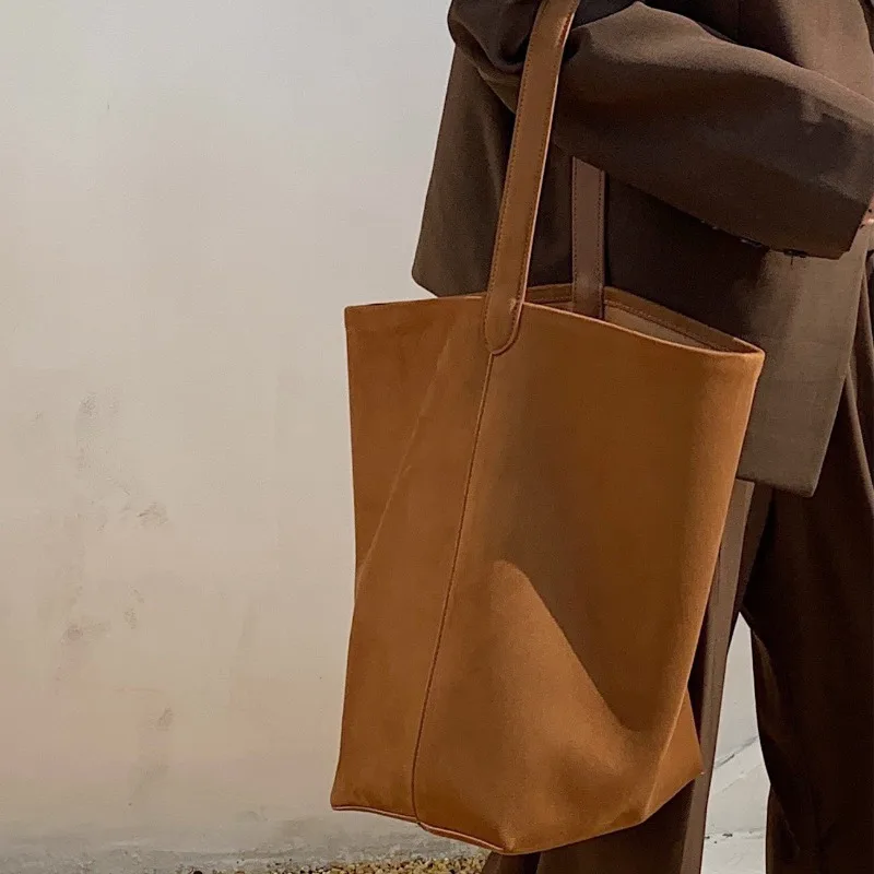 Большая Сумка-тоут из фланелевой ткани для женщин новинка 2024 сумка покупок