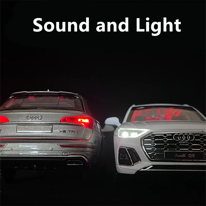 Модель автомобиля AUDI Q5 SUV 1:24 литый под давлением и игрушечный автомобиль