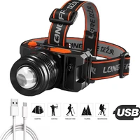 led headlamp strong light rechargeable long range waterproof army home super bright head lamp night fishing outdoor induction