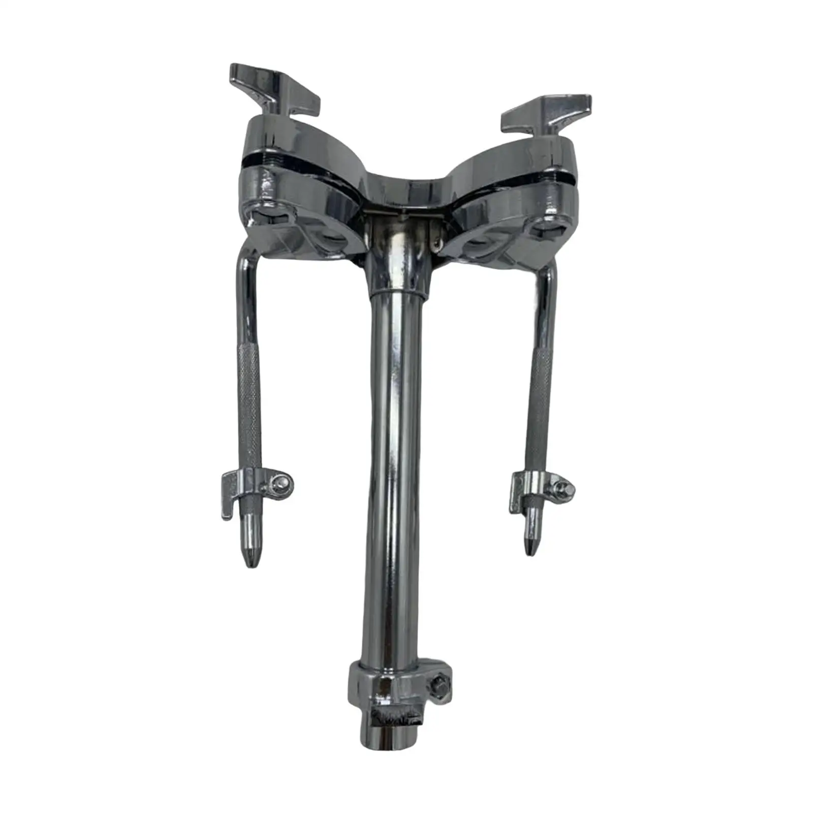 

Tom Drum Holder Mount Stable Zinc Alloy Instrument Replaces Drum Parts Double Tom Clamp Drum Hardware for Tom Drum Drum Set