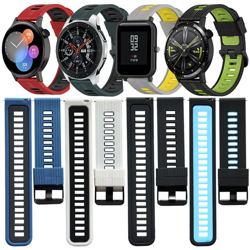 

22mm Silicone Band Straps For Huawei Watch GT3 GT 2 Pro Smartwatch Official Wristbands GT2 Pro GT 3 Runner 46mm Bracelet Correa