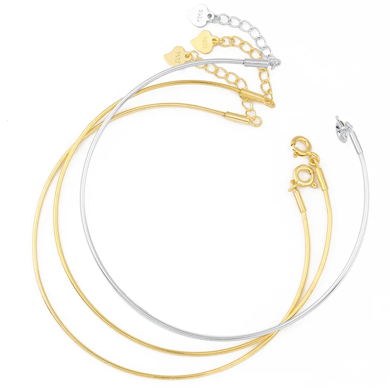 

2020 Hot 925 Sterling Silver Gold Bracelet Bangle Findings Clasps Hooks Fittings for DIY Jewelry Making Supplies Accessories