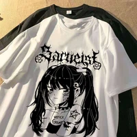 anime harajuku oversized t shirt loose women t shirt female clothes graphic top for cartoon tee summer shirt japanese streetwear