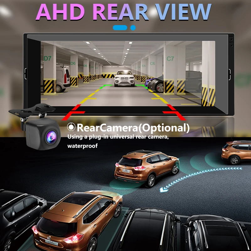 Универсальная Автомагнитола 1din мультимедийный плеер на Android сенсорный экран 6 9