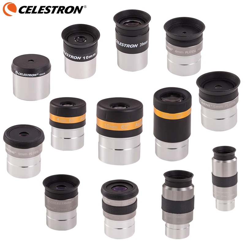1.25 Inch Astronomical Telescope Eyepiece Optical Glass Celestron Omni Plossl Barlow Lens Aspher Wide Angle Fully Coated 4/10/23