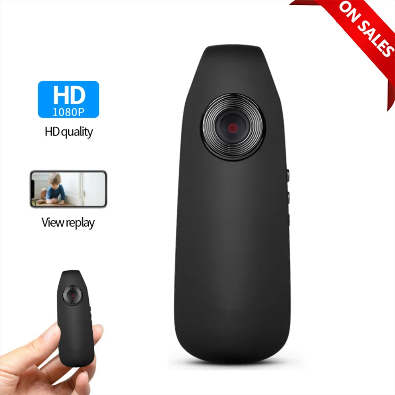 

Мини-камера с зажимом для задней панели 1080P HD, ручка для записи видео и аудио, профессиональная портативная цифровая Спортивная мини-видеока...