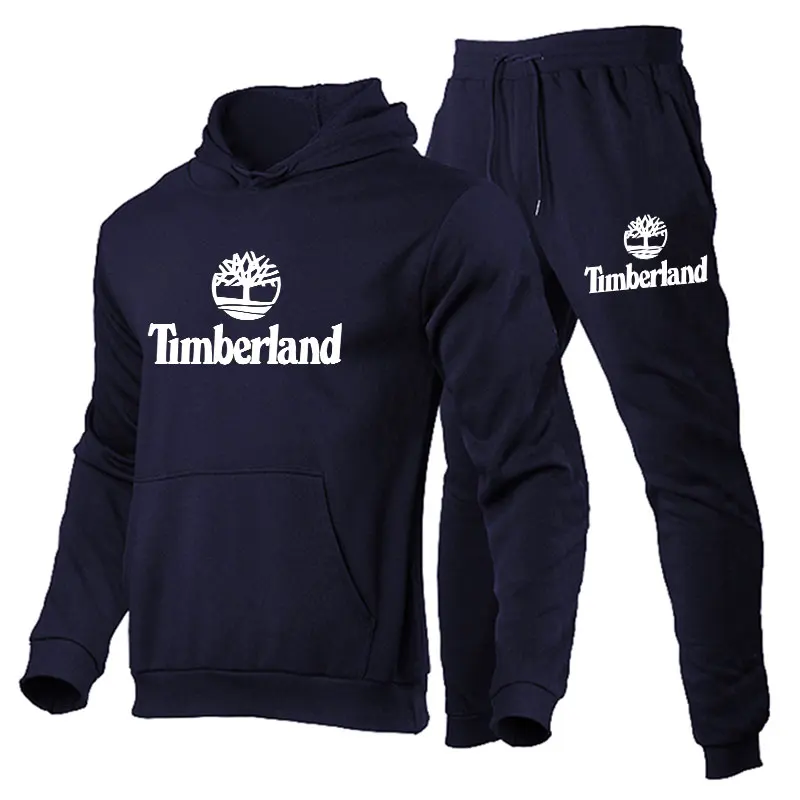 

2023 Men's Luxury Print Tracksuit Sweatshirt and Pant Leisure Fashion Male Set Hooded Sportswear