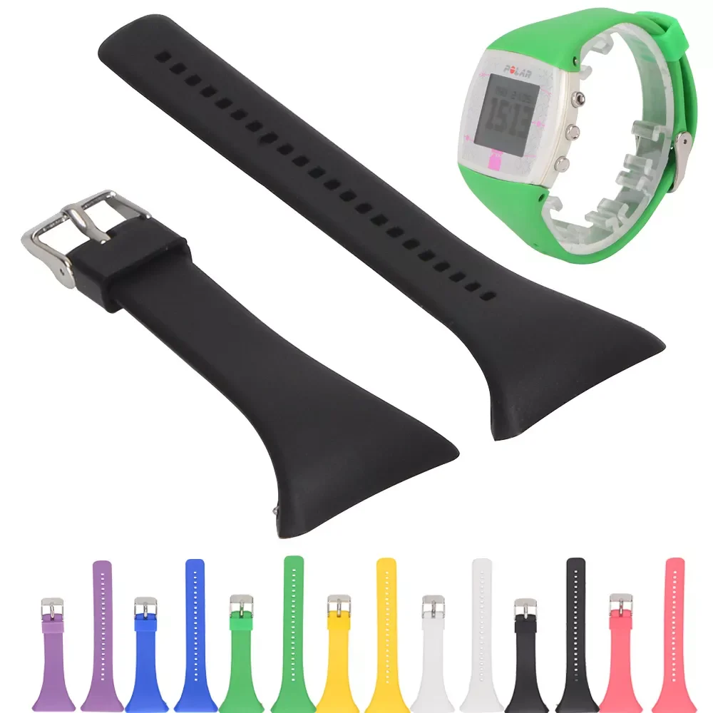 

For Polar FT4 FT7 Sport Silicone Strap Band Bracelet Replacement Rubber Watchband Wristband